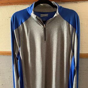 Pennant Royal Blue/Gray Long Sleeve Shirt